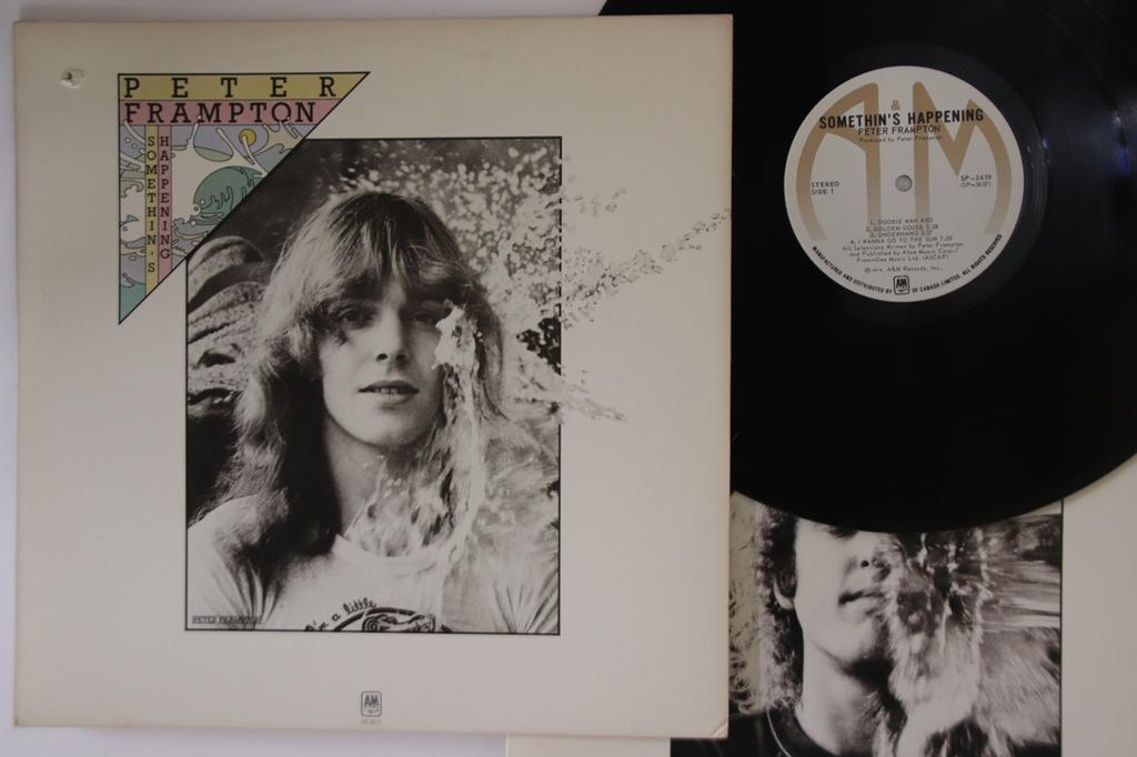 LP Record PETER FRAMPTON - Somethin's Happening SP3619 A&M 1974 Canada Rock Used