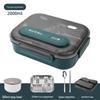 Lunch Box Isolato Extra Large in Acciaio Inossidabile 316 Adatto al Microonde per Studenti e Lavoro