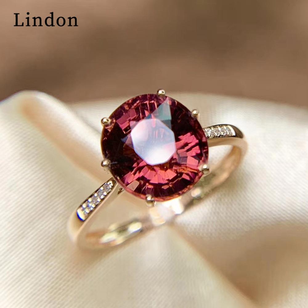 Lindon Klassisk Kobberlegering Zirkon Ring Dame Smykker Bryllupsløfte Festgave