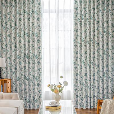 AZRA or Leaf Width Length Set of Shape UV Cold Energy For Living Coffee Kindergarten Curtains, Blackout, 99.9% More, Nordic, Pattern, 100cm, 135cm, 2,