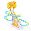 Automatic Stair Climbing Duck Educational Toy for Kids - Light & Sound Electric Track Slide