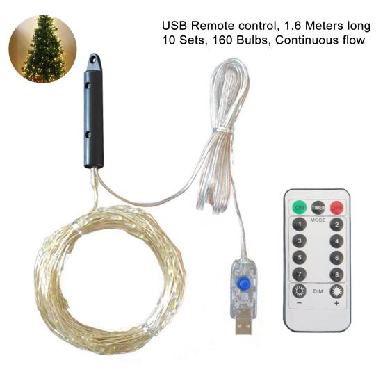 2026 Christmas Tree Waterfall Lights 8 Modes Cascading LED Fairy String Lights with Timer Waterproof for Indoor Outdoor Decor