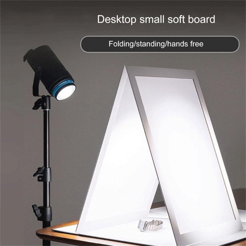 Foldable Light Diffuser Board Photography Reflector For Small Object Photos In Studio Or Outdoor Setting