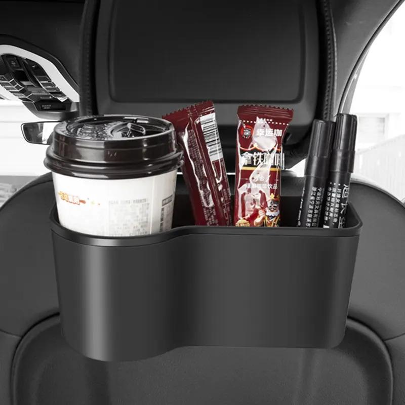 Multifunctional Auto Phone Holder for Cars Flexible Cup Holder High Bearing Headrest Water Bottle Box