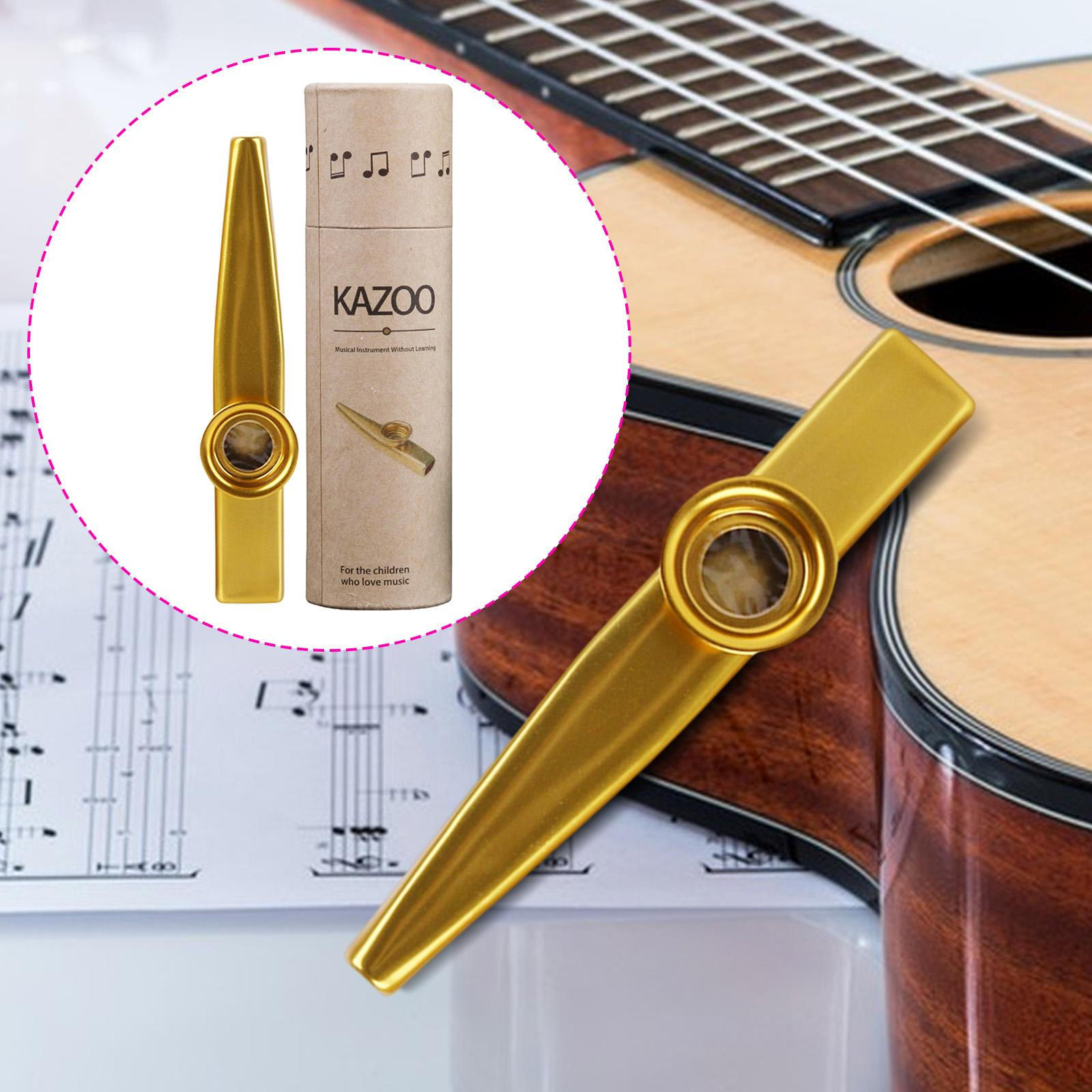 

Казу Флейта Гармоника Гитара Легкая Скрипка Удобный Подарок Клавишный Музыкальный Инструмент Игрушка золотой