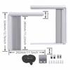 ABS Material Window Air Conditioner Side Panel  Indoor Temperature Control