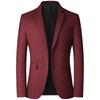 Blazers Vestes Costumes Manteaux Business Casual Homme Haute Qualité Blazer Coupe Ajustée Vêtements d'Extérieur