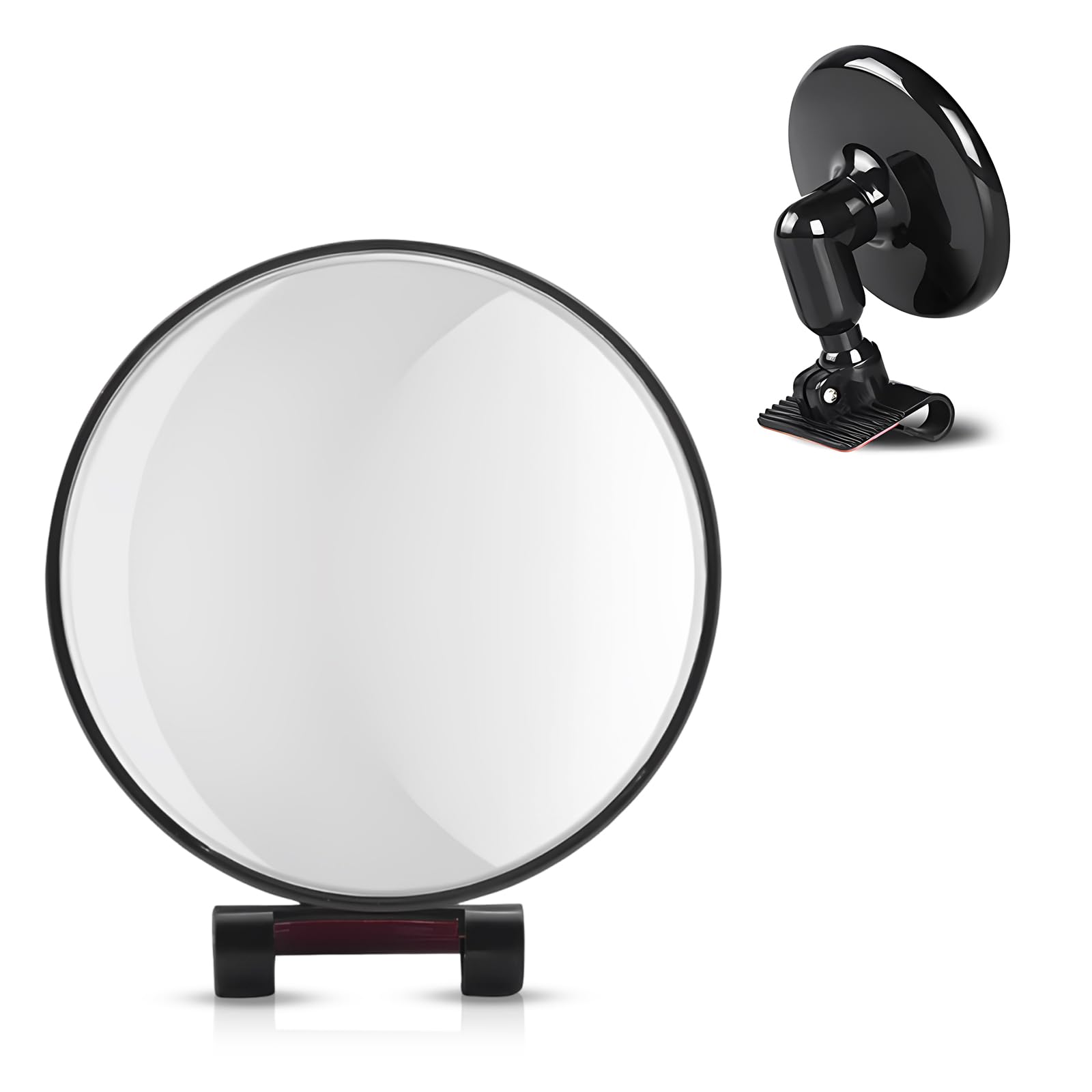 

Car Blind Spot Mirror, 3.1 inch (8.1 cm) Round Hd Glass Convex Mirror Adjustable S