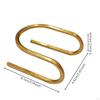 Brass Cooker Stand Unified Design Lightweight Burner Rack Portable Spirit for Campers,