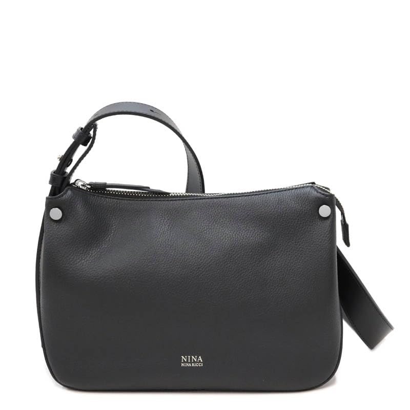 Nina Nina Ricci Essence Shoulder Bag Black 30-0500 Women's