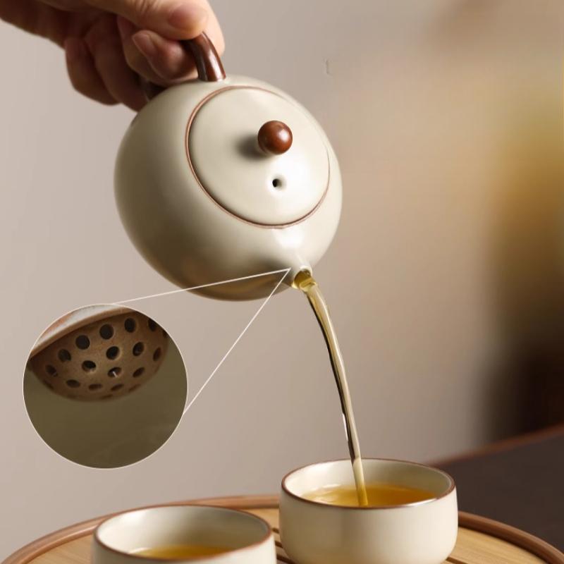 Teapot Tea Set Table A Complete Set of One Person Drinking Home Small Tea Cups Young People Kung Fu Tea Sets