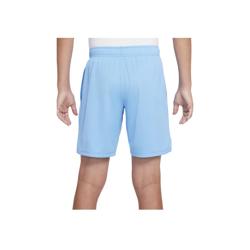 Nike Kids Logo Print Elastic Waist Straight Leg Shorts Kids shorts Blue DM8537-412