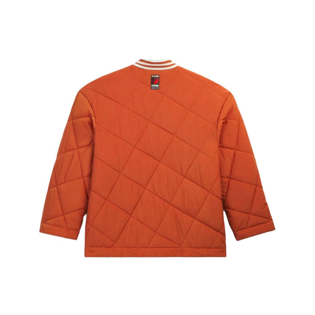 Adidas Originals × CLOT Zavinovací bunda od Edisona Chena CNY Nový čínský styl Pruhovaná bunda s výstřihem do V Teplá bunda s dlouhým rukávem Unisex bunda KD4030