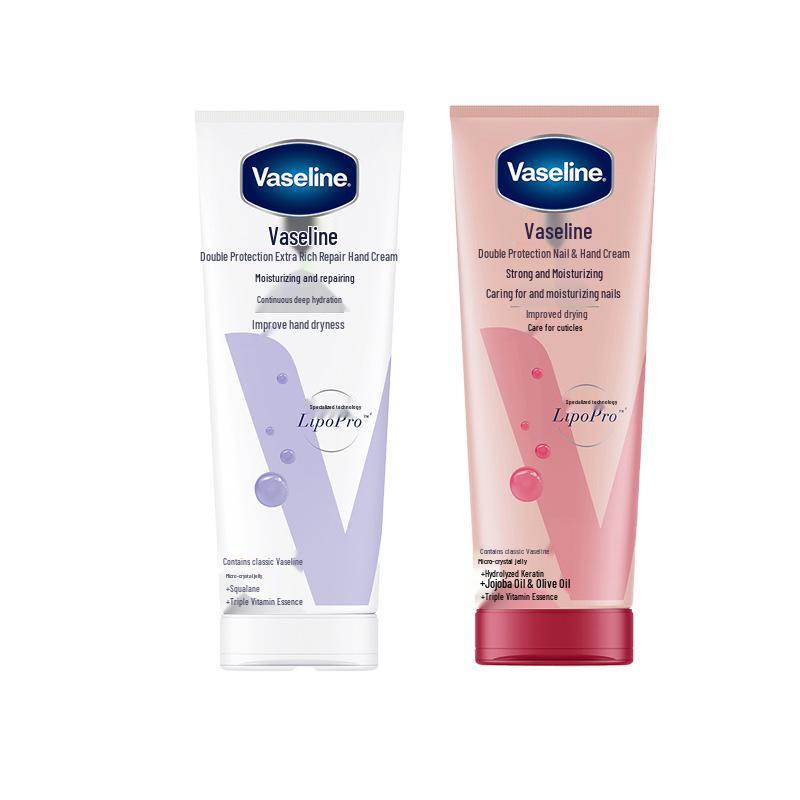 Vaseline Autumn/Winter Hand Cream with Niacinamide - Moisturizing, Nourishing, Brightening & Anti-Cracking Nail Care.