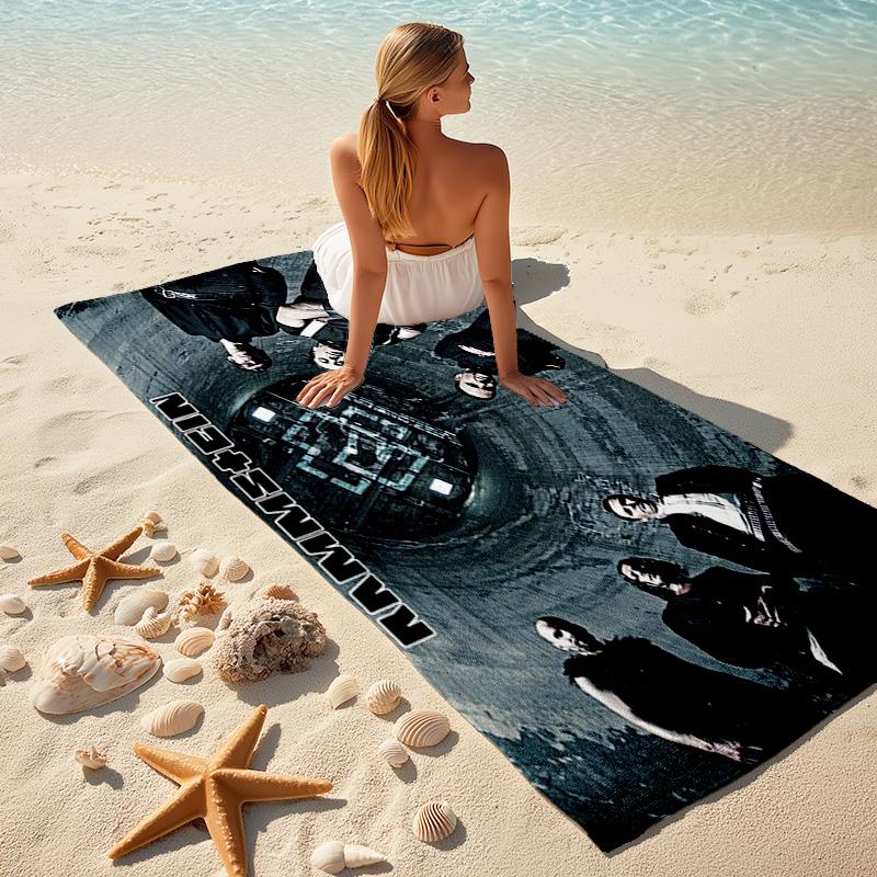 Till Lindemann, Lead Singer of the German Heavy Metal Rock Band Rammstein, Outdoor Camping Vacation Swimming Beach Scarf Decorative Blanket F10