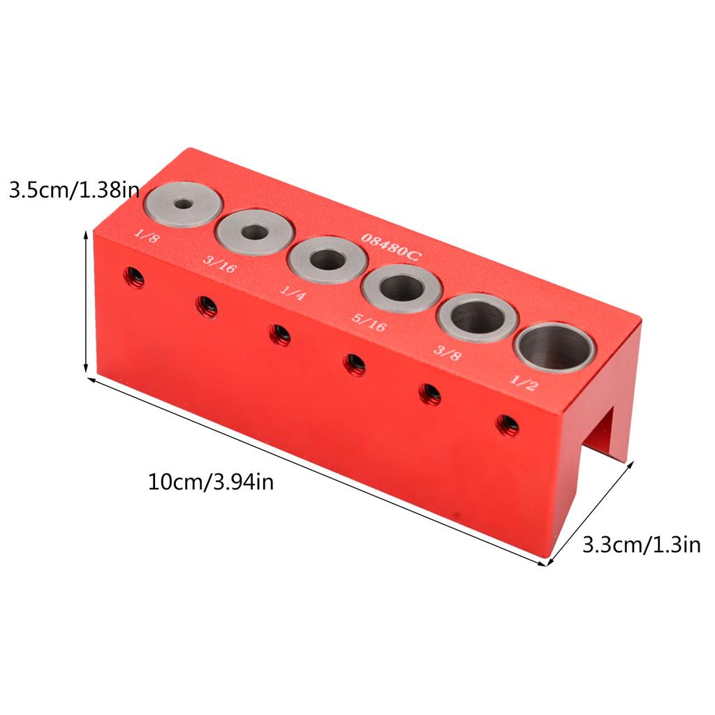 Vertical Pocket Hole Jig Woodworking Drilling Locator Wood Dowelling Self Centering Drill Guide Kit Hole Puncher