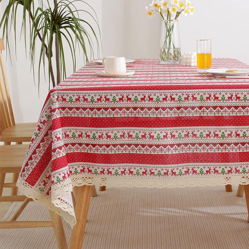 

Японська бавовна та льон із квітковим орнаментом. Мереживна тканина. Невелика свіжа скатертина. Проста прямокутна скатертина. 60X150cm