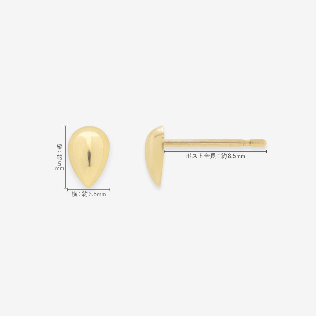 ESTELLE [Official] Women's Earrings, 10K Yellow Gold, 0202-3247-0019-0000