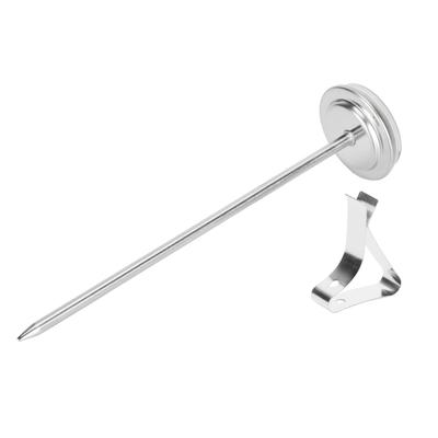 Coffee Thermometer Milk Frothing Dial Pointer Temperature Meter with Hook Kitchen Tool
