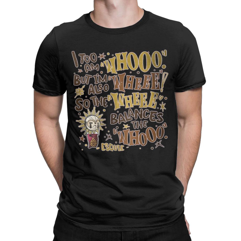 Mens Esquie Clair Obscur Expedition 33 Whooo Wheee Game TShirt Y2K Fashion ShortSleeve Crew Neck Printed TShirt Soft Cotton
