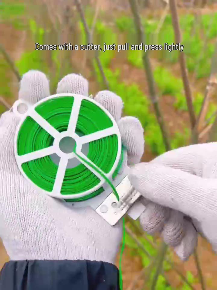 Plastic-Coated Plant Binding Wire & Vine Support Ties