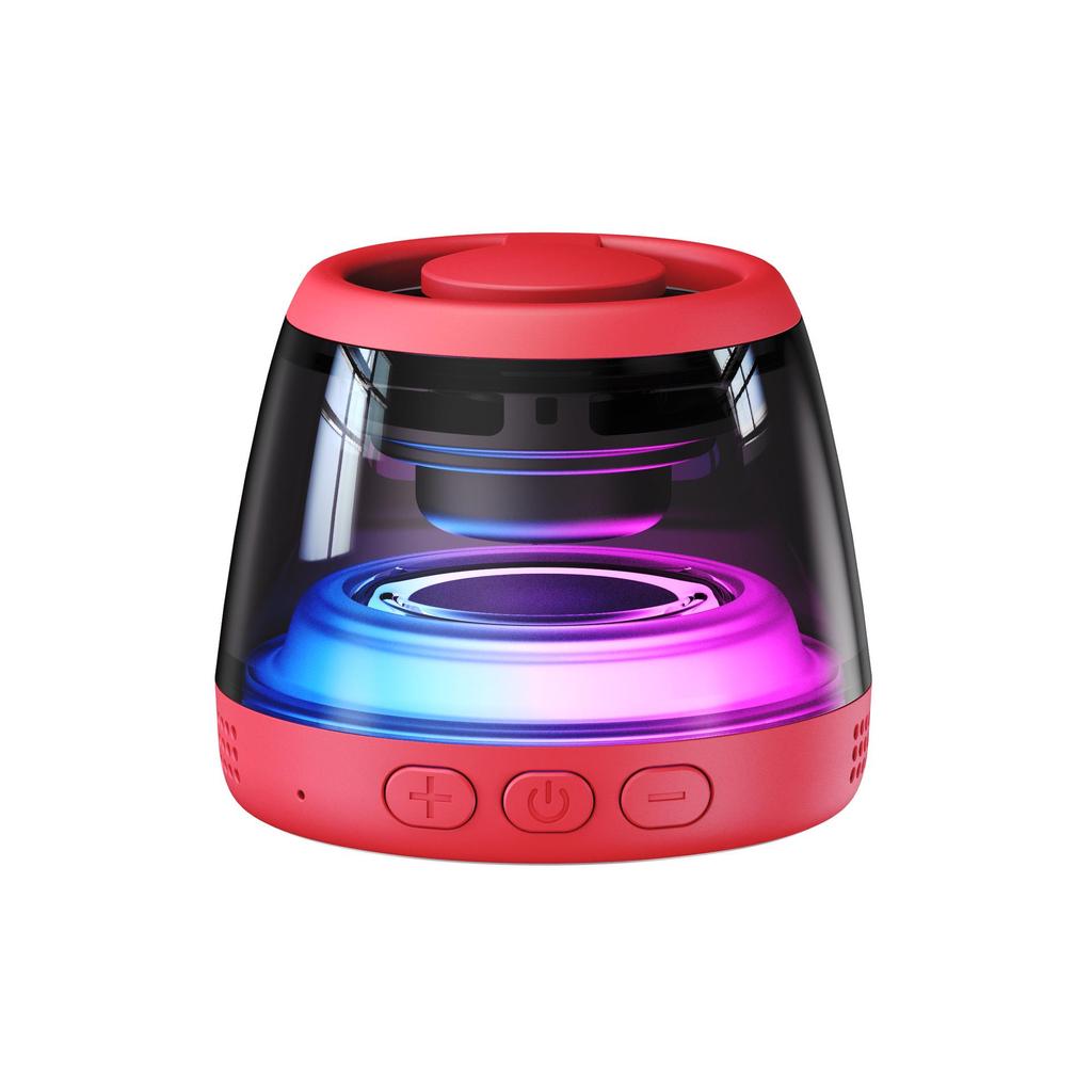 Magnetic Bluetooth Speaker Phone Stand with RGB Light and TWS Subwoofer for Outdoor Use