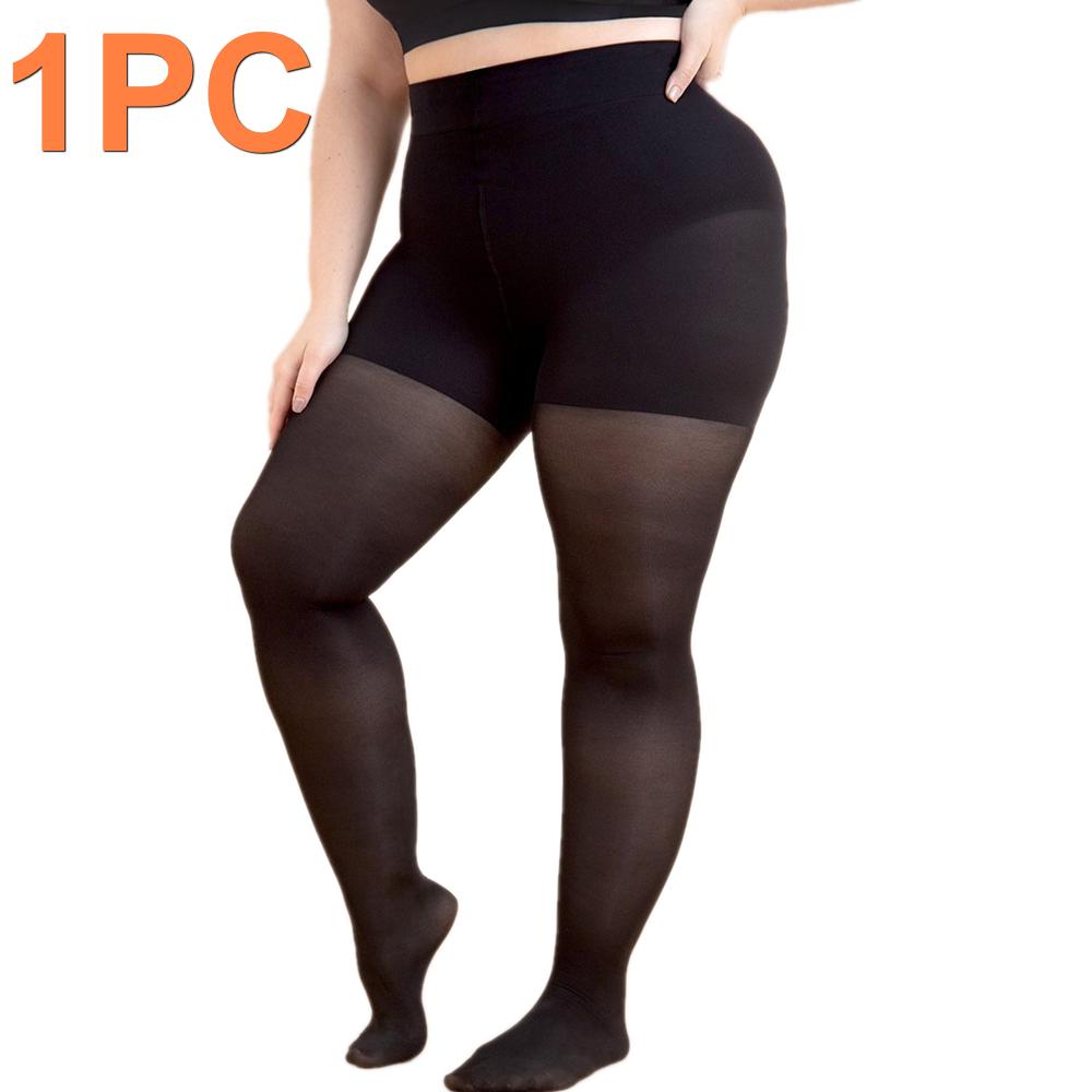 New 40D Women Black PLUS SIZE S-3XL CONTROL TOP Shaping Tights Ladies Confort Lift Hip Nylon Hosiery Pantyhose