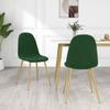 Day and Night - Day and Night Dining Chairs 2 Units Dark Green Velvet
