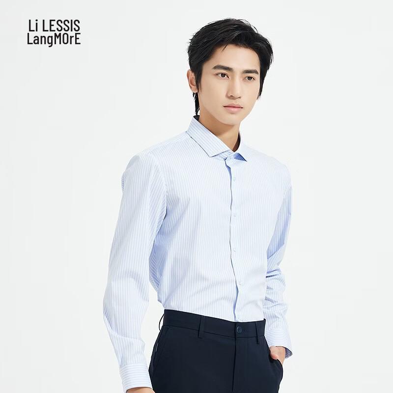 Lilang Men s Yarn-dyed Stripe Long-Sleeve Shirt 170/88A
