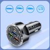 6-in-1 Car Charger with Digital Display, 150W Super Power Multiple Protection Car Adapter with PD and QC3.0 Fast Charging Technology