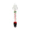 5Pcs Floating Aquarium Thermometer Fish Tank Glass Temperature Measuring Tool With Suction Cup Fahrenheit Celsius Accessories