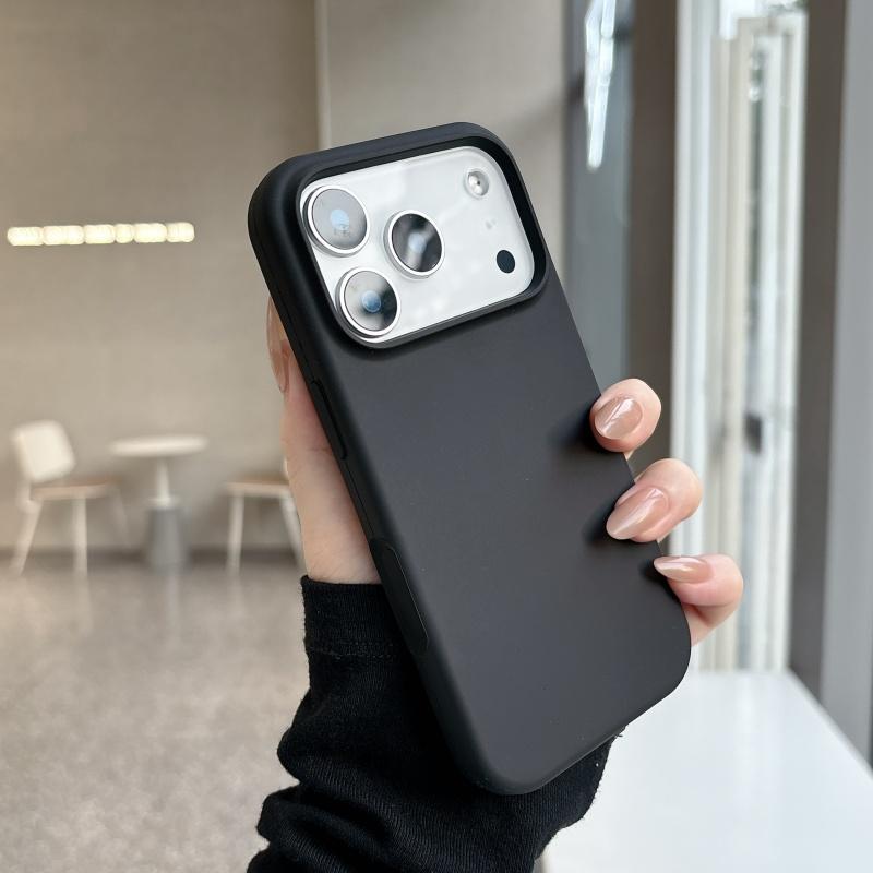 Genuine Camera Control Button Liquid Silicone phone case for For Iphone 17 16 Pro Max Air Titanium Gray shockproof soft back cover
