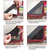 4PCS Mat Grippers Non-Slip Rubber Sticker for Tile Hardwood Floors