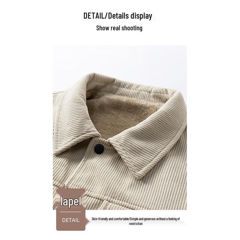 FIRS Men's Autumn/Winter Corduroy Padded Jacket