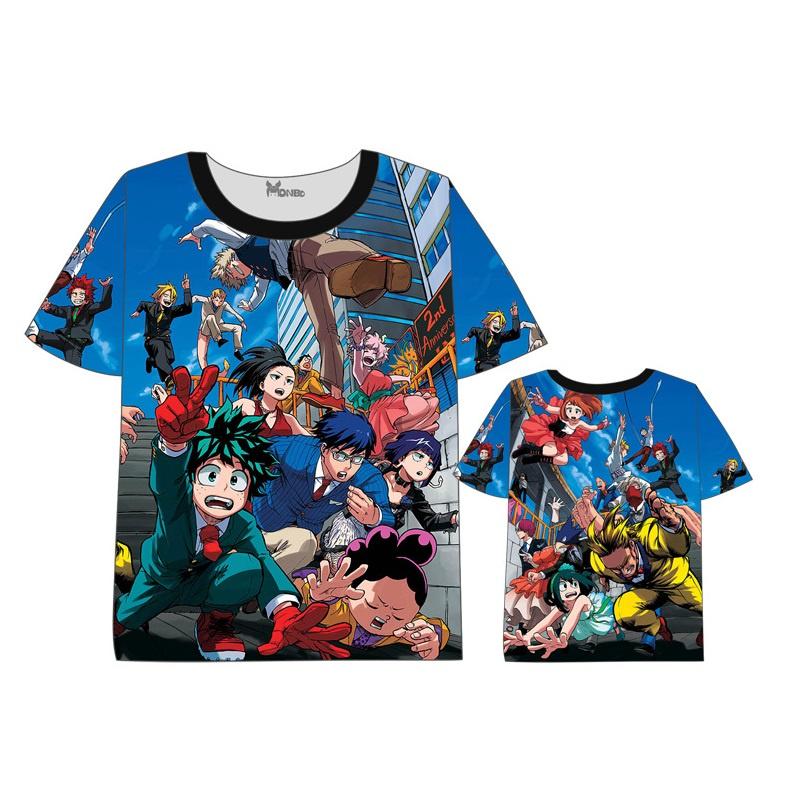 Stylish My Boku No Hero Academia T-shirt Man Women 3d Print With Summer Comfort