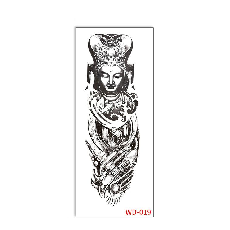 Adesivo Tatuaggio Braccio Intero Impermeabile Sudore Fiore Braccio Maschile e Femminile Braccio Tatuaggio Temporaneo Adesivo Tatuaggio