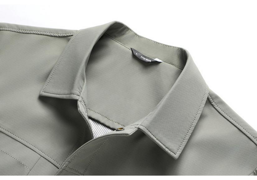 2025 Spring/Autumn Men's Long-Sleeve Lapel Casual Jacket for Middle-Aged
