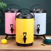 8L Insulated Hot and Cold Beverage Dispenser Bucket Stainless Steel Beverage Dispenser with Spigot For Milk Tea
