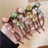 Simple Temperament High-End Feeling Hair Clips Rhinestone Bead Straight Twist Clip Hair Volume Multiple Headpieces Accessory