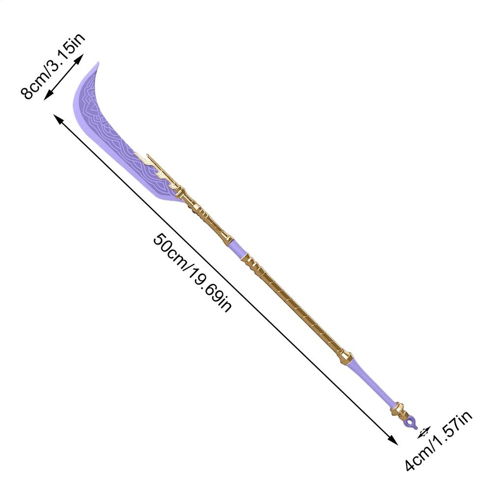 KPOPDemon Cosplay Hunters 3D Printed Long Knife Sword for Women Girls Group Roleplay Props Halloween Costume Accessories