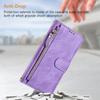 For Motorola Moto G56 5G Case Zipper Pocket Multiple Card Slots Leather Phone Cover
