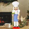 Christmas Nutcracker Chef 14 Inch Nutcracker Desktop Ornaments With Chef Hat Holiday Collectibles For Table Centerpiece