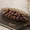 Large Capacity Leaf Shape Snack Serving Dish Transparent Fruit Plate Bone-spitting Plate  Nut