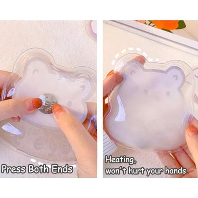 Cute Cartoon Winter Hand Warmer Reusable Gel Instant Heat Packs Portable Long Lasting Self Heating Warmers For Cold Winter