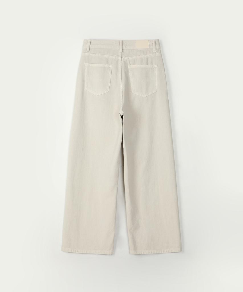 AHWE Color Dyeing Wide Denim_L Beige