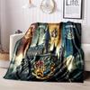 1PC science fiction themed Harry Potter printed blanket, all season lightweight home office outdoor nap multifunctional blanket