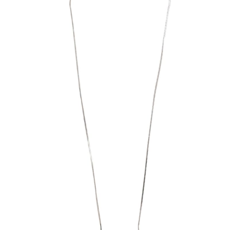 LAYERMOOD 24 Stone Hook Necklace-silver925