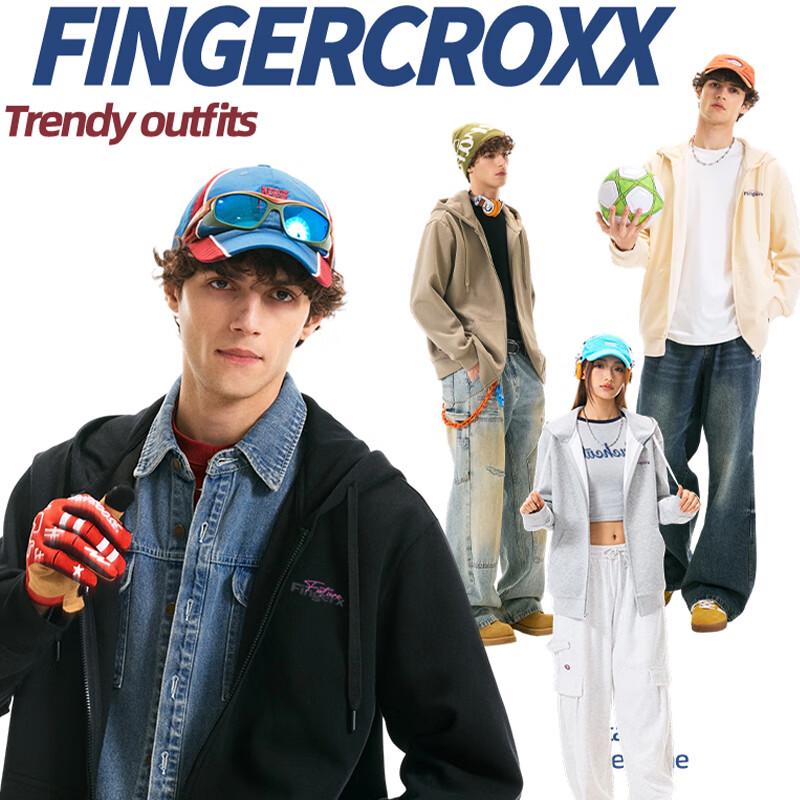 Fingercroxx Men's 2025 Autumn Casual Zip-Up Sweatshirt