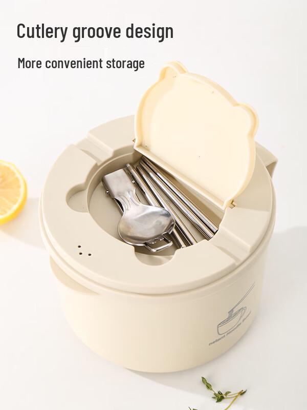 Zhaoran Insulated Stainless Steel Noodle Bowl with Lid