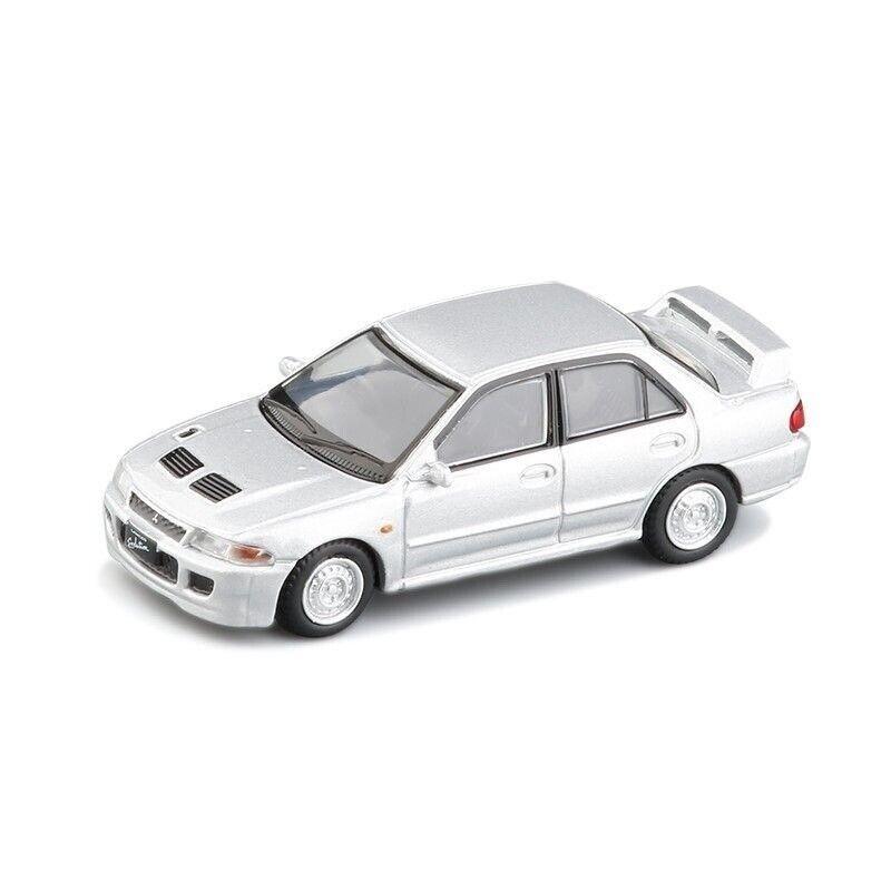 

1:64-серебристая модель JDM Lancer Evolution EVO2 II Racing Sport из металла